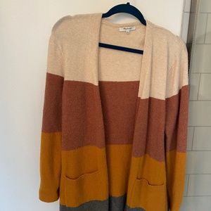 Madewell colorblock Kent cardigan
